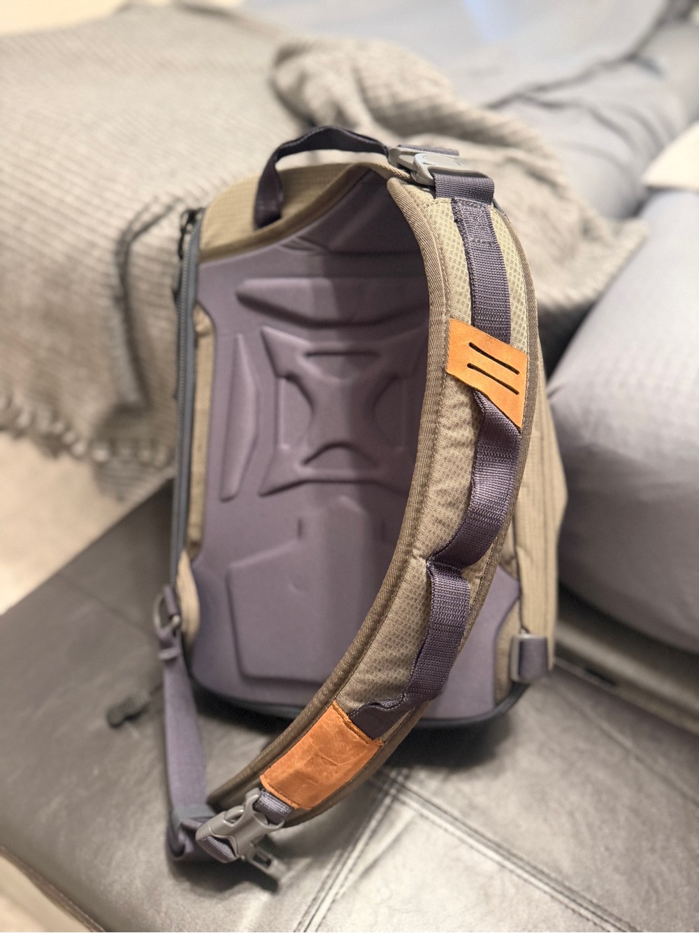Like New Vertx Military Grade Tactical Commuter Sling 2.0 Backpack - Khaki. - Picture 2 of 7